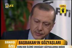 Κλαίει, σκουπίζεται με μαντήλι και αφήνει άφωνο τον παρουσιαστή ο Tαγίπ Eρντογάν