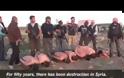 Σοκαριστικό βίντεο με εκτέλεση αιχμαλώτων από αντάρτες στη Συρία...!!!