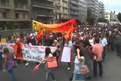 Θεσσαλονίκη: Τεράστια προσέλευση στο πανεκπαιδευτικό συλλαλητήριο - Δείτε βίντεο από την πορεία
