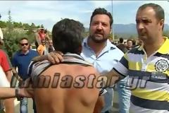 Χάος στην εθνική οδό. Συμπλοκές ΜΑΤ με εργαζόμενους της ΛΑΡΚΟ [video]