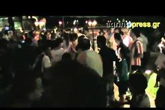 Αγρίνιο: Έκαναν τη νύχτα... μέρα οι φίλαθλοι του Ολυμπιακού!