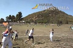 Αρχαία Ολυμπία: Αφή Ιερής Φλόγας για τους Χειμερινούς Ολυμπιακούς Αγώνες SOCHI 2014 - Αποκλειστικές δηλώσεις του 18χρονου Γιάννη Αντωνίου