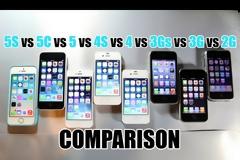 Συγκριτικό τεστ όλων των iPhone