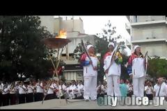 Δείτε βίντεο από την Ολυμπιακή Φλόγα που άναψε στο Αγρίνιο