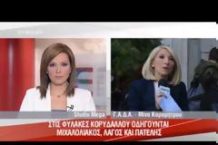 Στις γυναικείες φυλακές Κορυδαλλού Μιχαλολιάκος και Λαγός μαζί με τον Άκη - Πατέλης στις φυλακές Μαλανδρίνου μαζί με Ρουπακιά