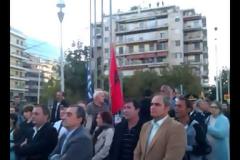 Θεσσαλονίκη: Επεισοδιακή τελετή για τη μετονομασία τμήματος της Πλατείας Καραϊσκάκη σε πλατεία Δυρραχίου