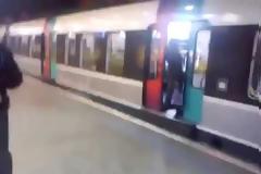 Κοπέλα ρίχνει έξω επιβάτισσα που καθυστερούσε τρένο [video]