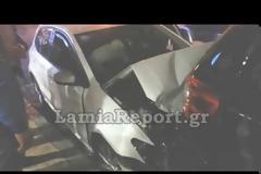 Λαμία: Γυναίκα οδηγός πάτησε γκάζι αντί για φρένο και... δείτε το αποτέλεσμα...
