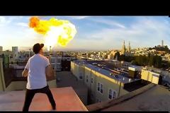 Η φλεγόμενη ανάσα σε GoPro κάμερα [Video]