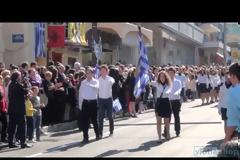 Φωτο-Βίντεο: Παρέλαση Θήβα 28η Οκτωβρίου 2013-Κατάθεση στεφάνων