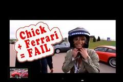 Γυναίκα οδηγεί Ferrari. Απλά... καταστροφή! [Video]