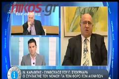 Ο Ν. ΚΑΡΑΒΙΤΗΣ ΓΙΑ ΤΟΝ ΕΝΙΑΙΟ ΦΟΡΟ ΑΚΙΝΗΤΩΝ