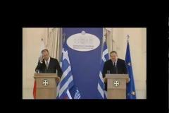 Κοινές δηλώσεις Αντιπρόεδρου της Κυβέρνησης και ΥΠΕΞ Ευ. Βενιζέλου και ΥΠΕΞ της Ρωσικής Ομοσπονδίας Sergey Lavrov μετά τη συνάντησή τους στην Αθήνα