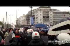 ΜΑΤΑΙΩΘΗΚΕ ΛΟΓΩ ΒΡΟΧΗΣ ΤΟ ΣΥΛΛΑΛΛΗΤΗΡΙΟ ΓΣΕΕ - ΑΔΕΔΥ