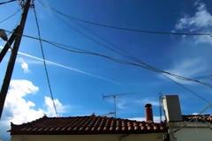 Ψεκασμοι live - Aναγνώστης τράβηξε βίντεο τον Σαμιώτικο ουρανό