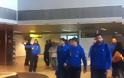 To video από την άφιξη της Εθνικής μας στο Βουκουρέστι