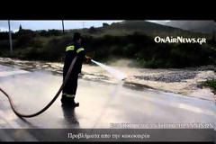 Προβλήματα στην εθνική οδό Αντιρίου-Ιωαννίνων από την κακοκαιρία