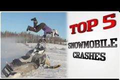 Snowmobile ατυχήματα: Έφαγε η μούρη τους... χιόνι! [Video]