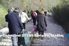 Συγκλονιστικές εικόνες από τον εκτροχιασμό του τρένου