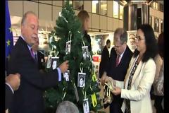 Tο δένδρο των Αγνοουμένων της Κύπρου στήθηκε στις Βρυξέλλες [video]