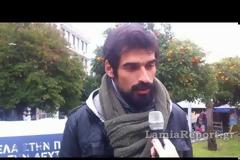 «Άστεγος για μια ημέρα» Το ΕΥΧΑΡΙΣΤΩ από τους άστεγους της πλατείας Πάρκου στη Λαμία [video]