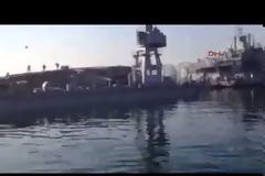 Εκπληκτικό βίντεο: Η βύθιση του TCG Değirmendere στο ναύσταθμο της Σμύρνης