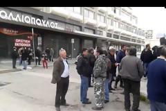 Πάτρα-Τώρα: Με άλογα μπλόκο των αγροτών στην Γ’ εφορία