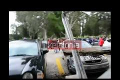 Καρέ-καρέ στιγμές πανικού στο κλειστό του Αργοστολίου την ώρα του σεισμού - Δείτε το βίντεο
