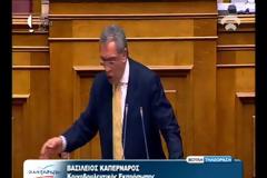Βασίλης Καπερνάρος - ντροπιαστική στάση  Βενιζέλου και Τραγάκη - ΒΙΝΤΕΟ...!!!