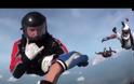 Δραματική διάσωση λιπόθυμου skydiver στα 12.500 πόδια (Video)
