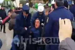 Hλεία: Συμπλοκές μεταξύ αγροτών και Αστυνομίας και χημικά στην Ε.Ο. Πύργου - Πατρών στον κόμβο της Μαραθιάς! [video]
