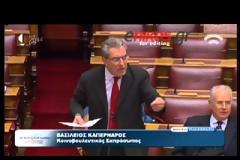 «ΜΟΝΟΣ ΕΝΑΝΤΙΟΝ ΟΛΩΝ» Ο ΑΔ. ΓΕΩΡΓΙΑΔΗΣ ΣΤΗ ΒΟΥΛΗ (VIDEO)