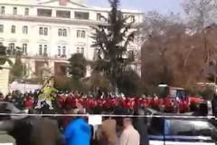 Παναγροτικό συλλαλητήριο έξω από το ΥΜΑ-Θ [Photos - Video]