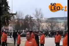 Βίντεο από τα επεισόδια στην Τούμπα μετά την άφιξη της αποστολής του Ολυμπιακού
