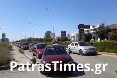 Σε κλοιό απεργών και αυτοκινητιστών η Αποκεντρωμένη περιφέρεια στη Πάτρα [Videos]