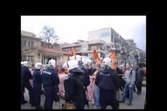 Υπό δρακόντεια μέτρα ασφαλείας και με πορεία εκπαιδευτικών και διαδηλωτών πραγματοποιήθηκε η παρέλαση στη Ξάνθη [Video - Photos]