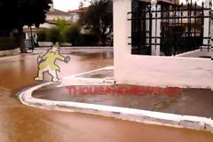 Έντονη βροχή και χαλάζι στην ανατολική Θεσσαλονίκη [video]