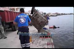 Η Λέσχη Ελλήνων Καταδρομέων Πρέβεζας καθάρισε το Λιμάνι της Πρέβεζας [Photos - Videos]