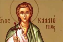Εορτή του Αγίου Καλλιοπίου