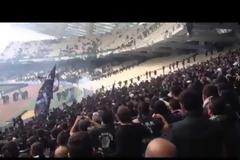 ΟΑΚΑ: Δυνατή βροχή και «καυτή» ατμόσφαιρα λίγο πριν τη σέντρα του τελικού