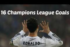 ΟΛΑ ΤΑ 16 ΓΚΟΛ-ΡΕΚΟΡ ΤΟΥ ΡΟΝΑΛΝΤΟ ΣΤΟ CHAMPIONS LEAGUE! *ΒΘΝΤΕΟ*