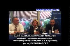 Η υπ. Ευρωβουλευτής της Ν.Δ. Ιωάννα Καλαντζάκου-Τσατσαρώνη πραγματοποίησε 3μερη περιοδεία στους νομούς Κορινθίας, Αργολίδας, Λακωνίας, Αρκαδίας και Μεσσηνίας