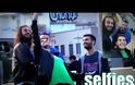 Selfies με αγνώστους στο Γκάζι! [Video]