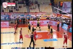 ΤΑ HIGHLIGHTS ΤΩΝ ΕΡΥΘΡΟΛΕΥΚΩΝ ΣΤΟΝ 1ο ΑΓΩΝΑ ΤΩΝ PLAY OFFS ΜΕ ΤΟΝ ΑΡΗ (77-44) *ΒΙΝΤΕΟ*