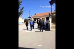 Στα Χανιά ψήφισε ο επίτιμος πρόεδρος της ΝΔ [video]