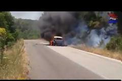 Λίγο έλειψε να γίνει τραγωδία στο ράλι της Σαρδηνίας - Το αυτοκίνητο του Mikko Hirvonen τυλίχτηκε στις φλόγες και καταστράφηκε ολοσχερώς [video]