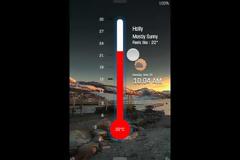 McFly Thermometer: Ένα θέμα με πληροφορίες για τον καιρό