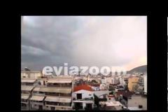 Δείτε βίντεο από το χθεσινό μπουρίνι που ξέσπασε στην Χαλκίδα