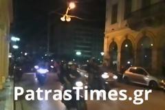 Πάτρα: Ξέφρενοι πανηγυρισμοί στο κέντρο της πόλης!