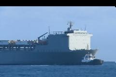 Το Cape Ray με 570 τόνους χημικά αναστατώνει τα νότια παράλια [video - photos]